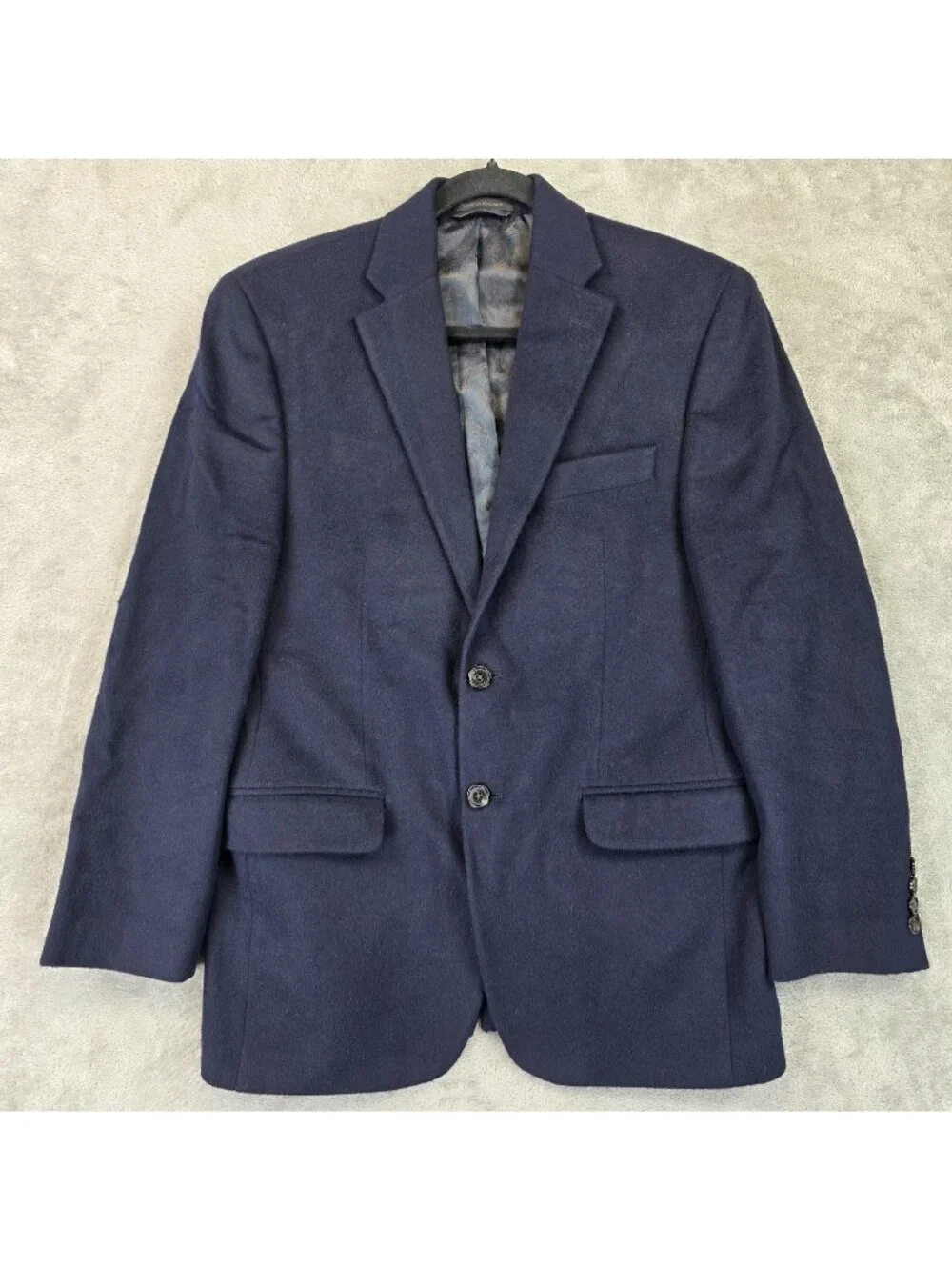 Lauren Ralph Lauren Blazer Mens 36S Blue Wool Silk Cashmere Sport Jacket Coat